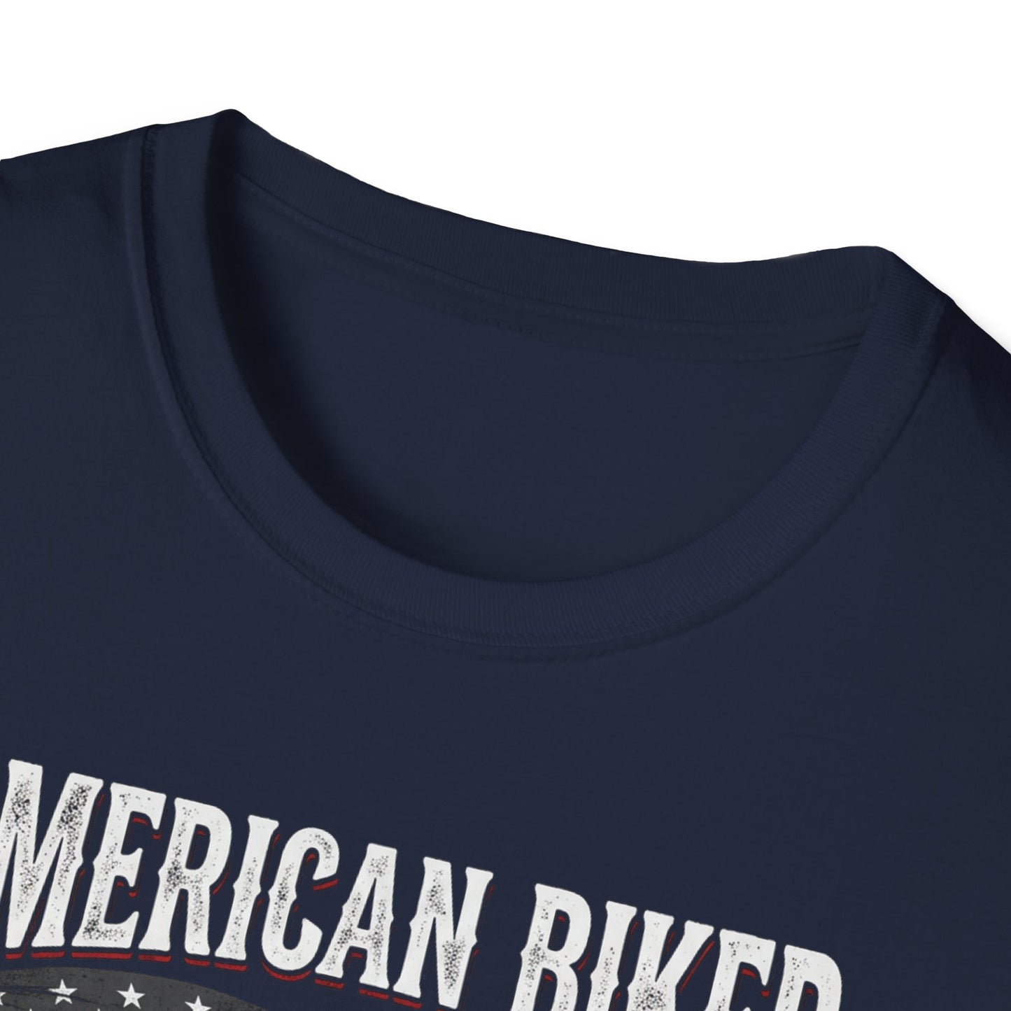 Patriotic Motorcycle T-Shirt — American Rider Flag Graphic