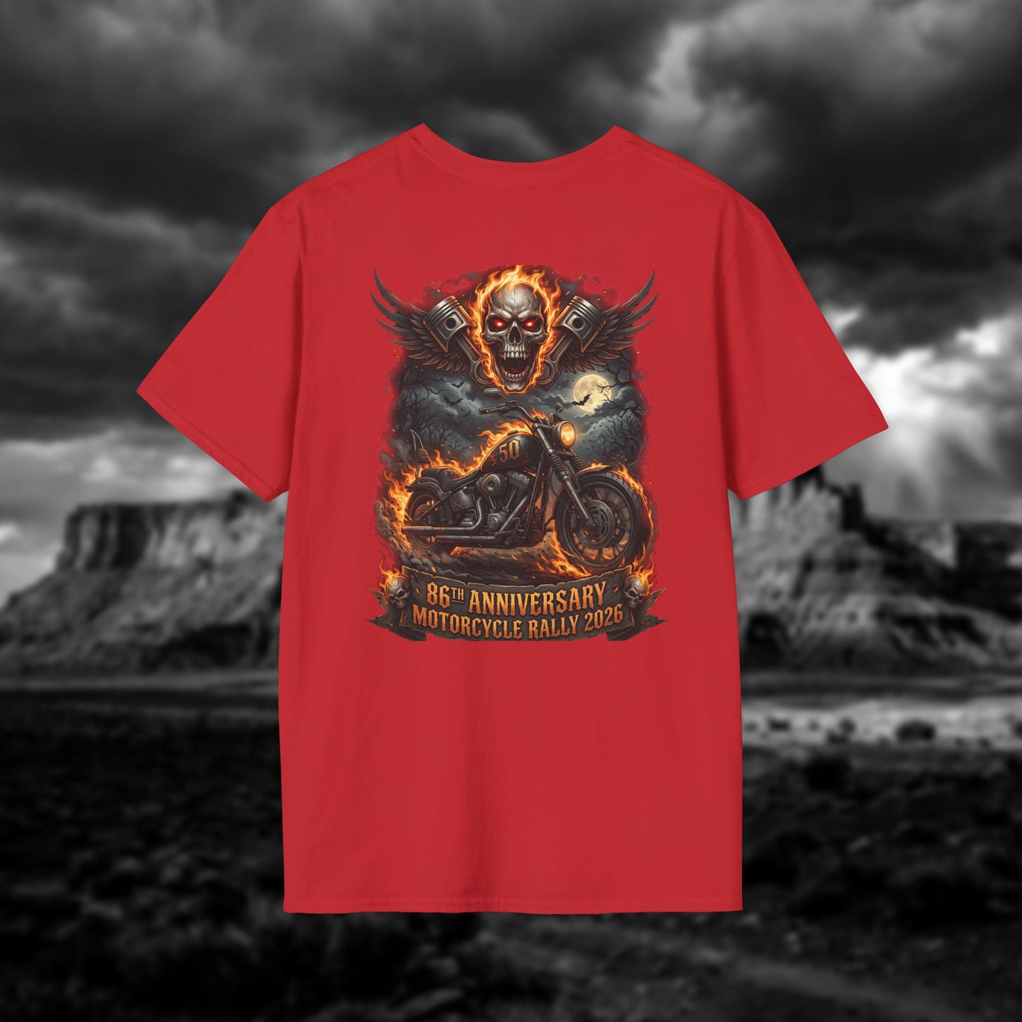 86th Anniversary Sturgis Motorcycle Rally 2026 T-Shirt - Ghost Rider Edition