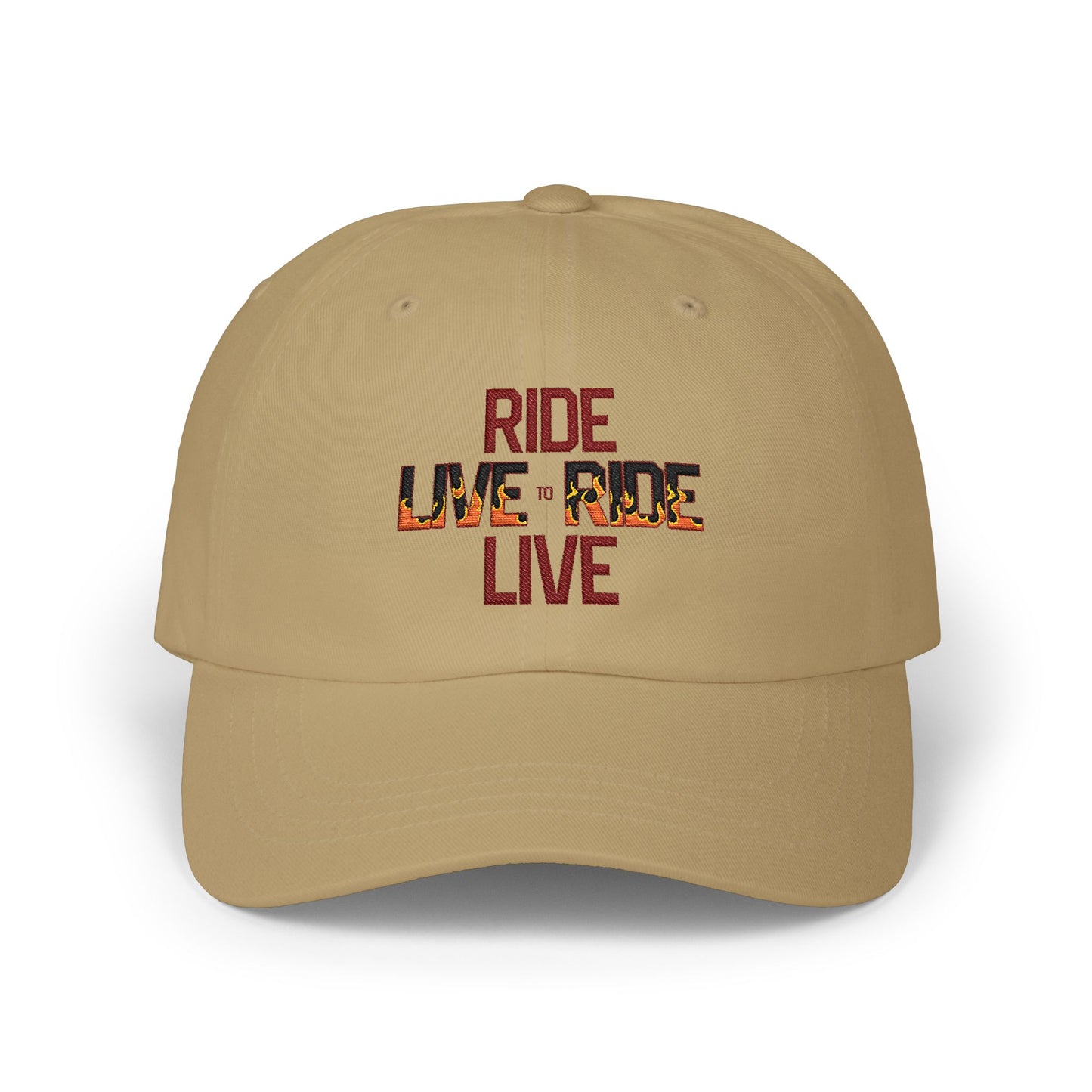 "Live to Ride - Ride to Live" Embroidered Trucker Hat