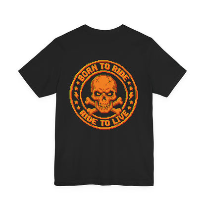 Born to Ride Skull T-Shirt — Vintage Biker Motorcycle Tee
