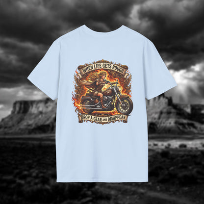 Aphrodite on Wheels — "When Life Gets Rough Drop a Gear and Disappear"