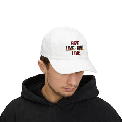 "Live to Ride - Ride to Live" Embroidered Trucker Hat