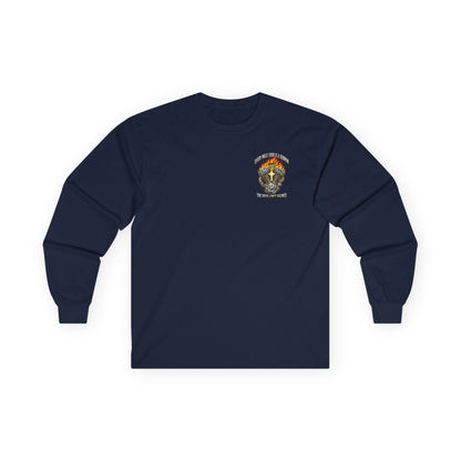 Faith Over Fear Motorcycle Long Sleeve Tee