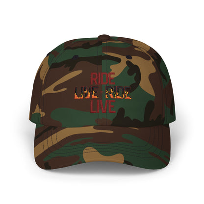 "Live to Ride - Ride to Live" Embroidered Trucker Hat