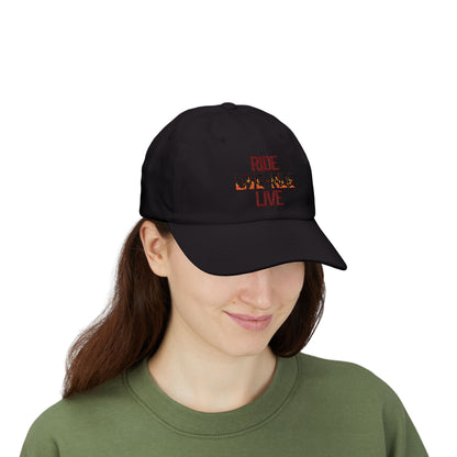 "Live to Ride - Ride to Live" Embroidered Trucker Hat