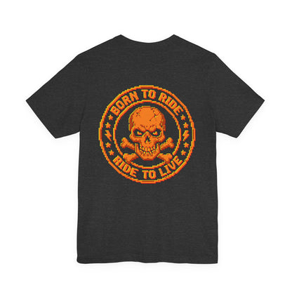 Born to Ride Skull T-Shirt — Vintage Biker Motorcycle Tee
