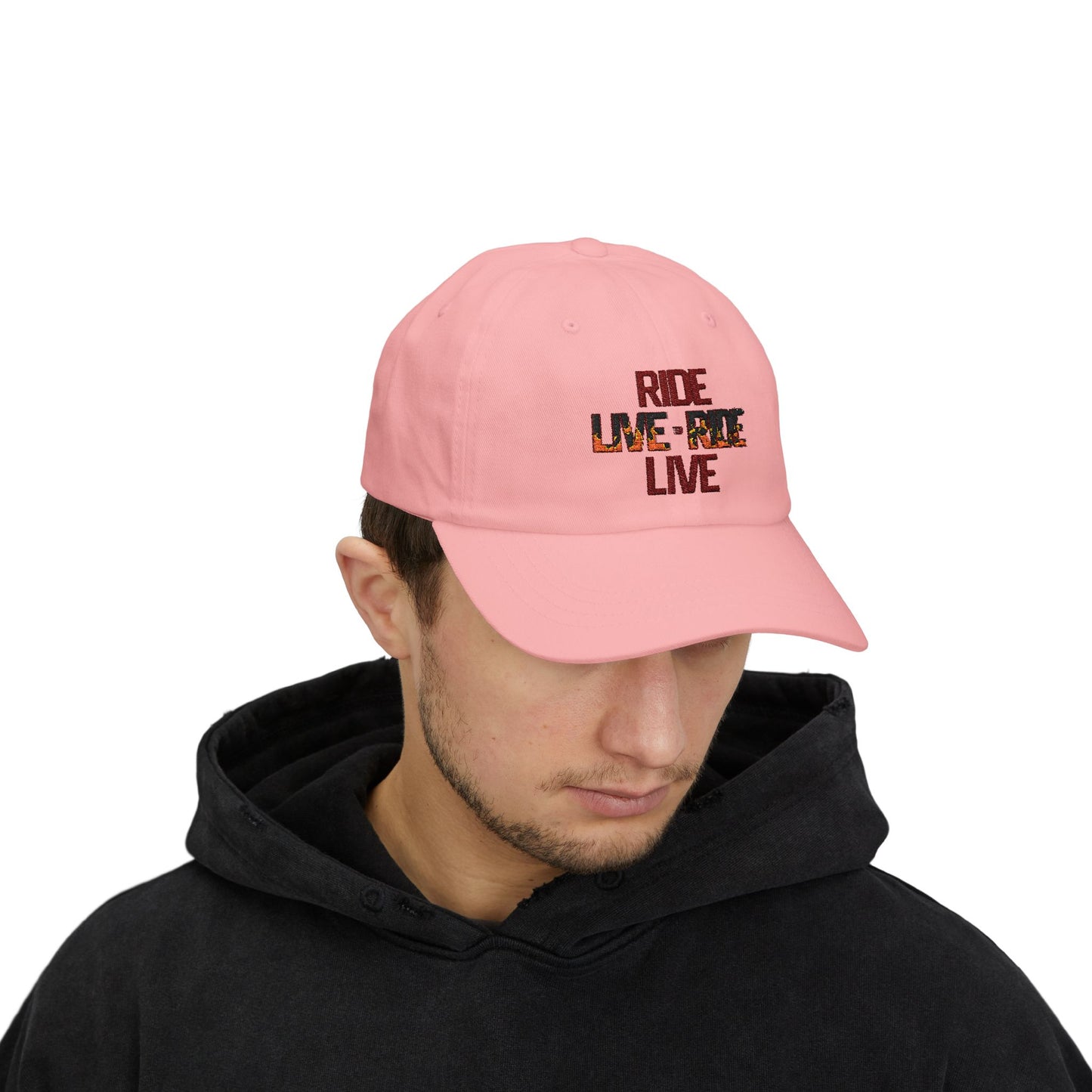 "Live to Ride - Ride to Live" Embroidered Trucker Hat