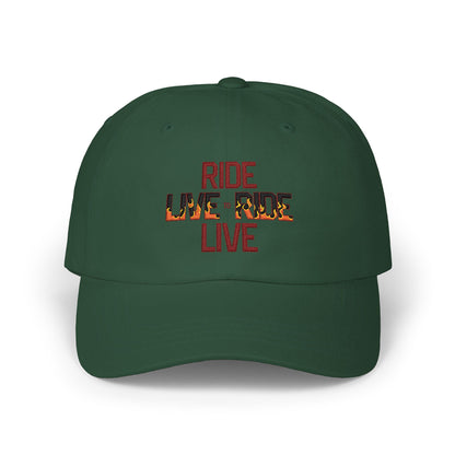 "Live to Ride - Ride to Live" Embroidered Trucker Hat