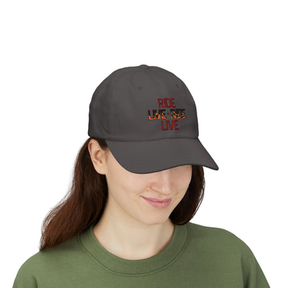 "Live to Ride - Ride to Live" Embroidered Trucker Hat