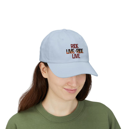 "Live to Ride - Ride to Live" Embroidered Trucker Hat
