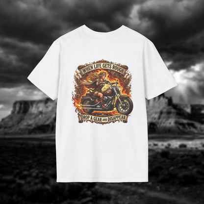 Aphrodite on Wheels — "When Life Gets Rough Drop a Gear and Disappear"