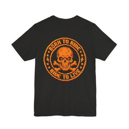 Born to Ride Skull T-Shirt — Vintage Biker Motorcycle Tee