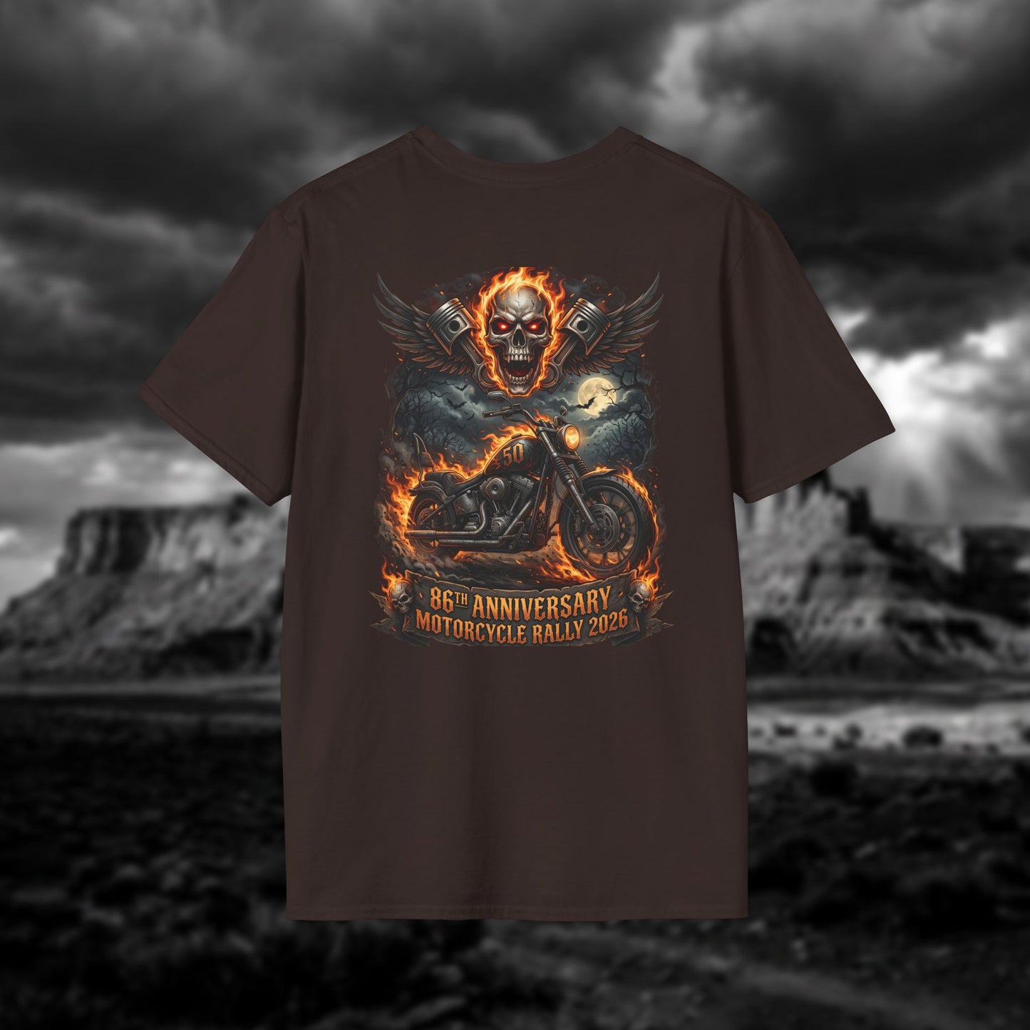 86th Anniversary Sturgis Motorcycle Rally 2026 T-Shirt - Ghost Rider Edition