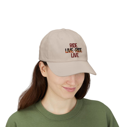 "Live to Ride - Ride to Live" Embroidered Trucker Hat
