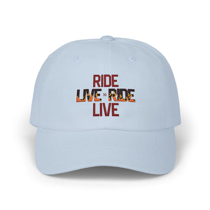 "Live to Ride - Ride to Live" Embroidered Trucker Hat