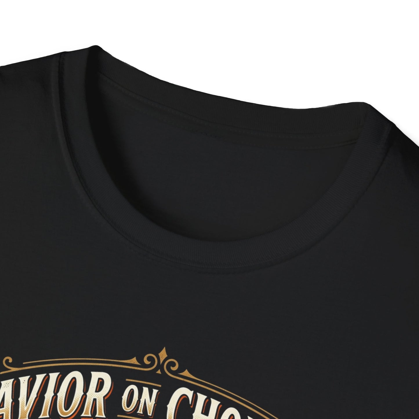 Savior on Chopper T-Shirt — 'Rolling Through Redemption' Motorcycle Jesus Tee