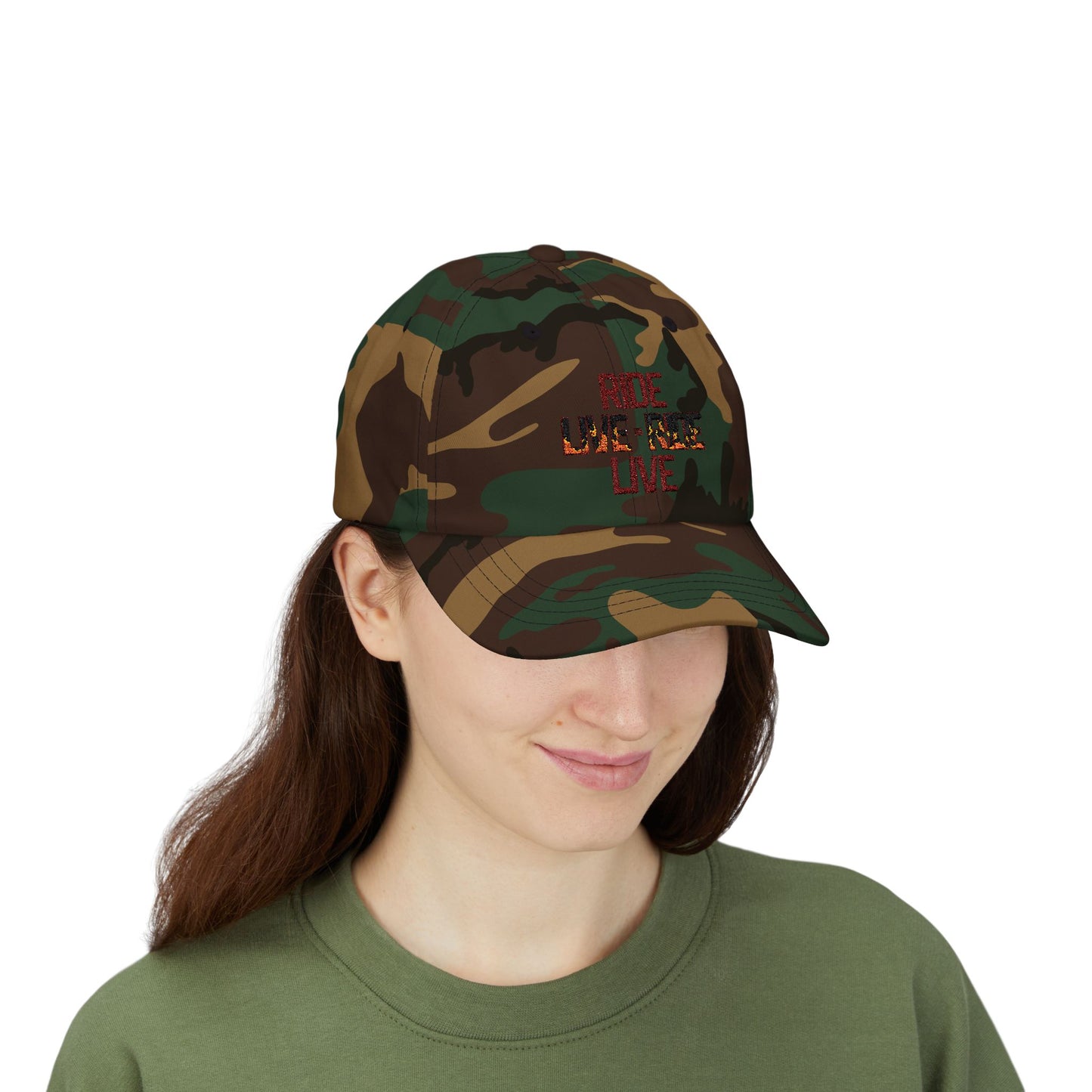 "Live to Ride - Ride to Live" Embroidered Trucker Hat