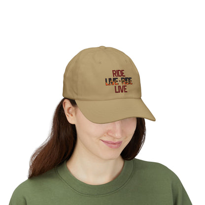 "Live to Ride - Ride to Live" Embroidered Trucker Hat