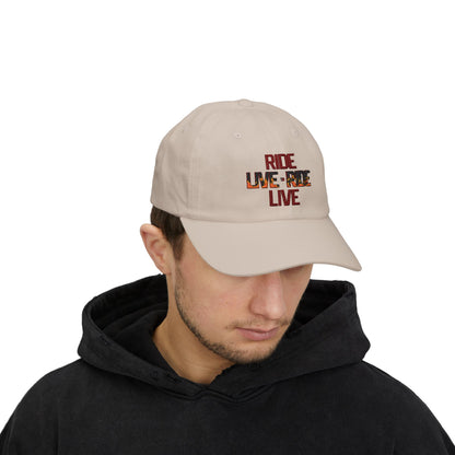"Live to Ride - Ride to Live" Embroidered Trucker Hat