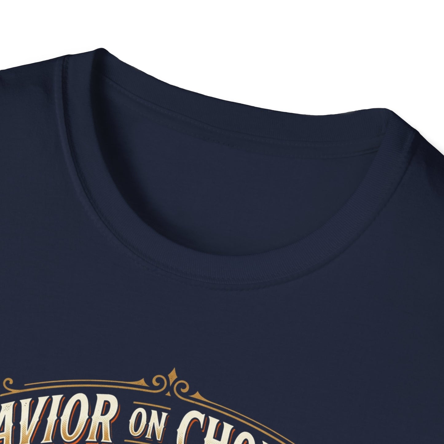 Savior on Chopper T-Shirt — 'Rolling Through Redemption' Motorcycle Jesus Tee