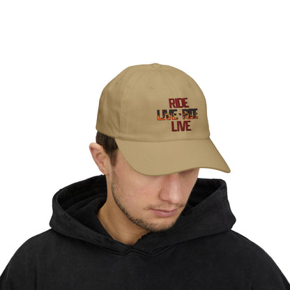 "Live to Ride - Ride to Live" Embroidered Trucker Hat