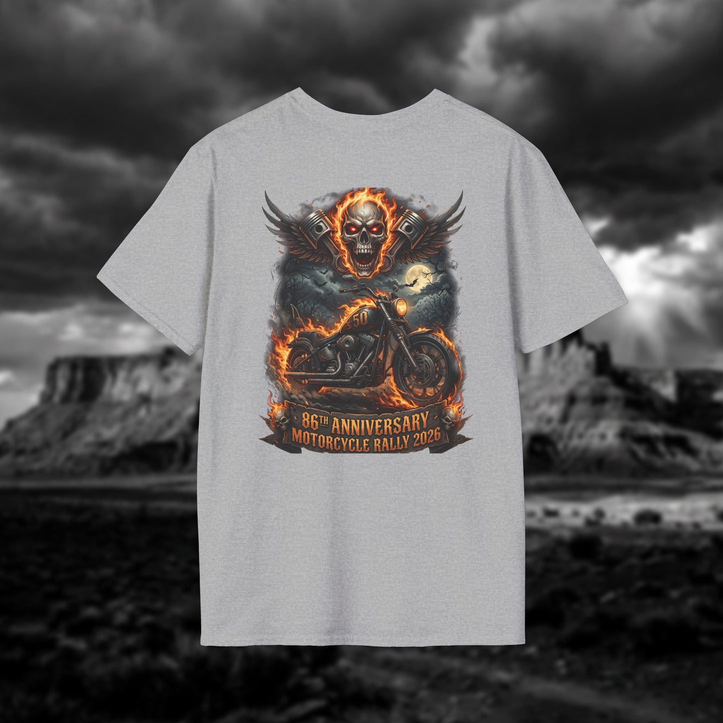 86th Anniversary Sturgis Motorcycle Rally 2026 T-Shirt - Ghost Rider Edition