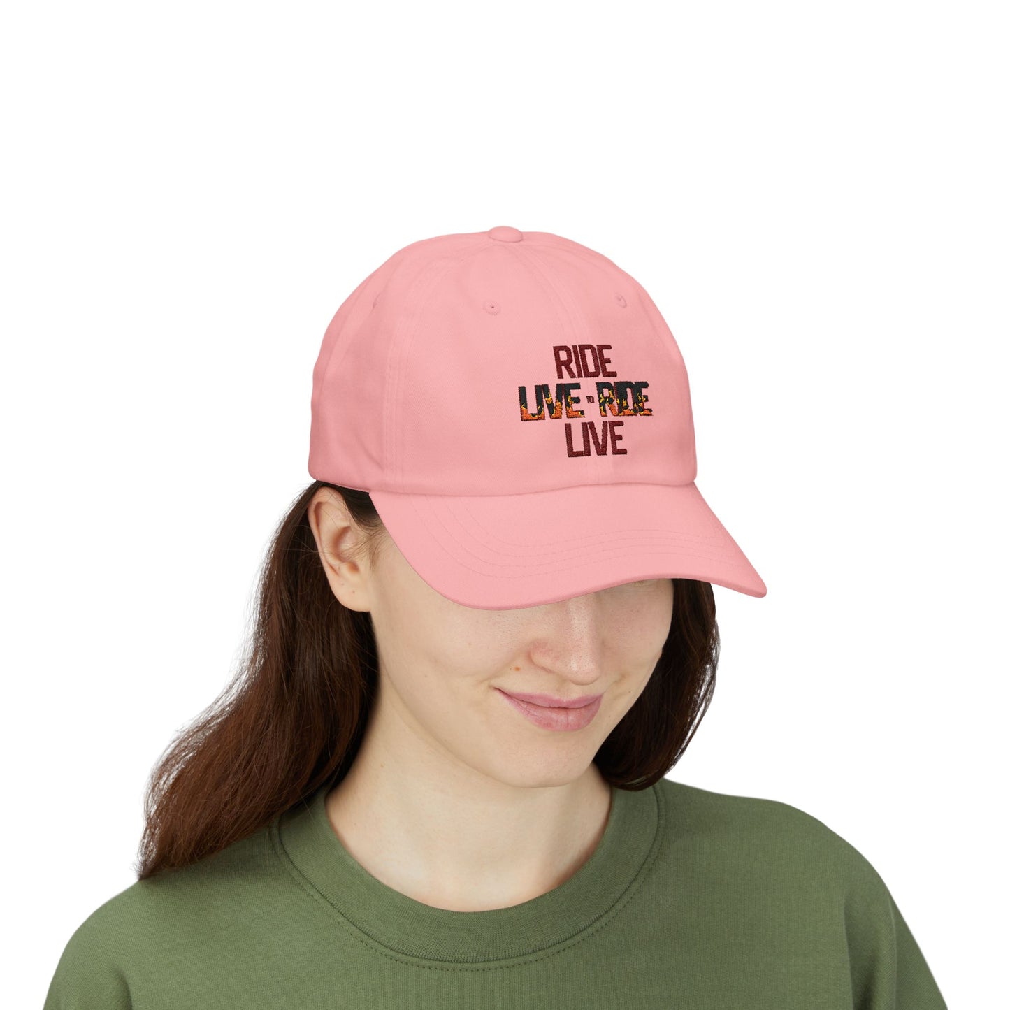 "Live to Ride - Ride to Live" Embroidered Trucker Hat