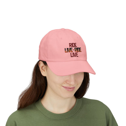 "Live to Ride - Ride to Live" Embroidered Trucker Hat