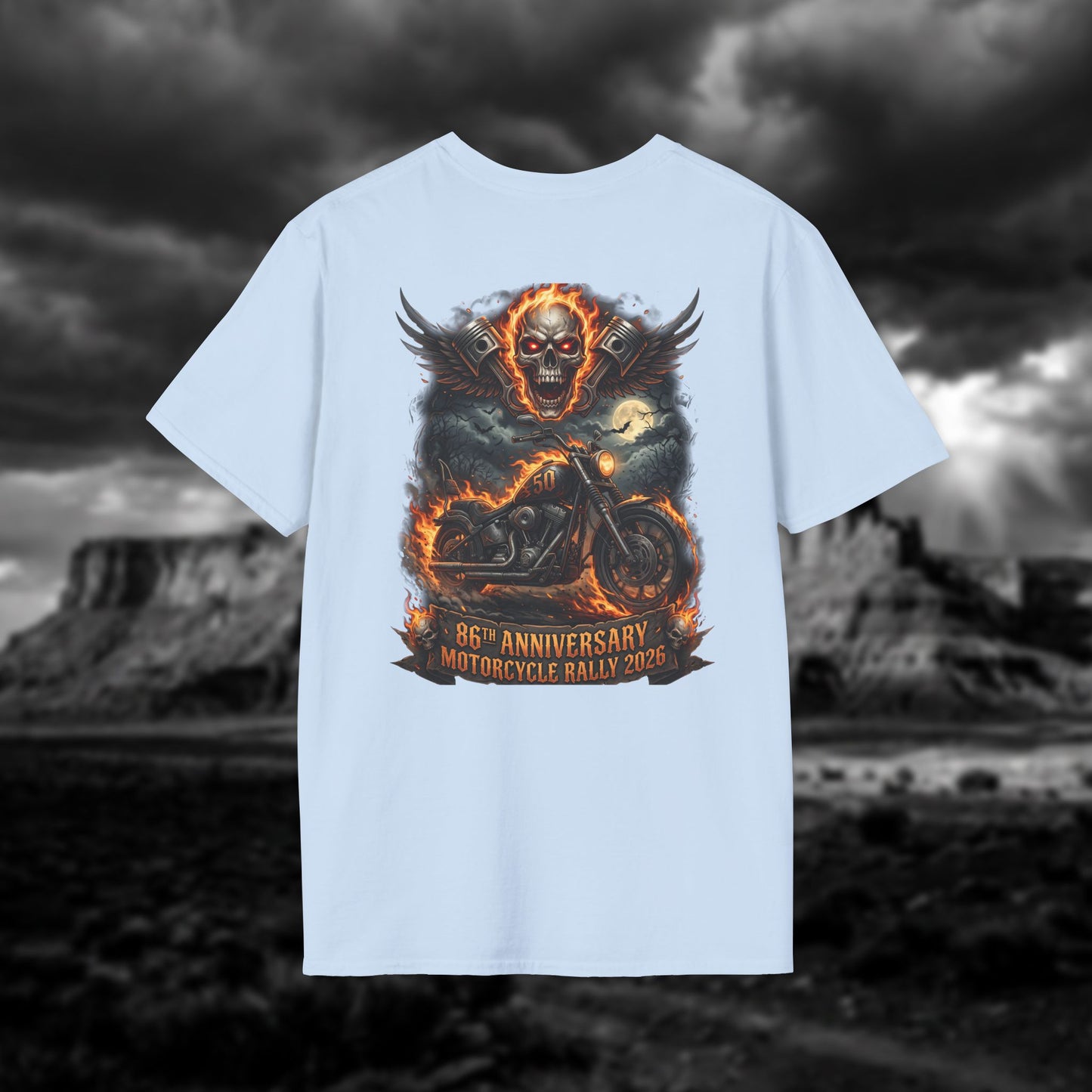 86th Anniversary Sturgis Motorcycle Rally 2026 T-Shirt - Ghost Rider Edition