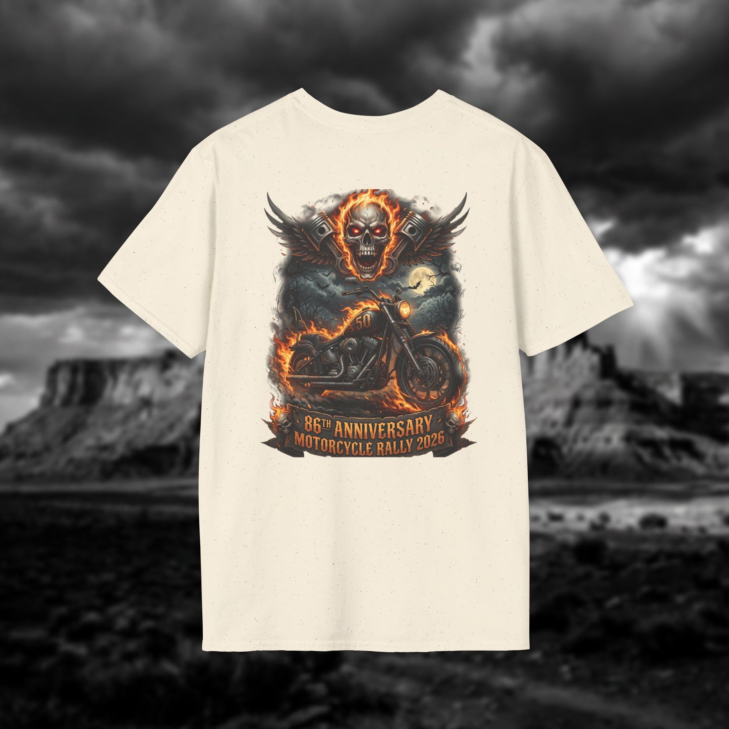 86th Anniversary Sturgis Motorcycle Rally 2026 T-Shirt - Ghost Rider Edition