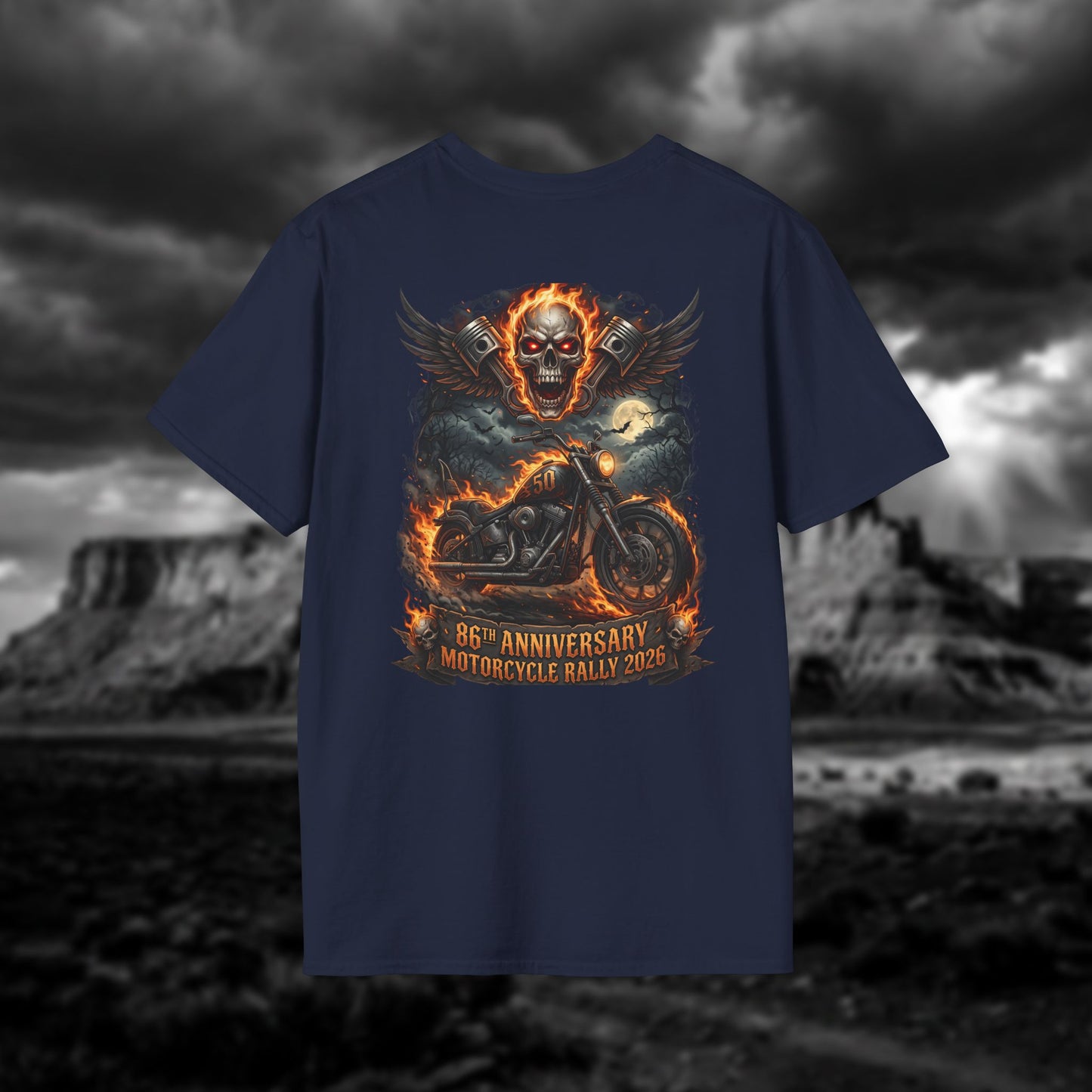 86th Anniversary Sturgis Motorcycle Rally 2026 T-Shirt - Ghost Rider Edition