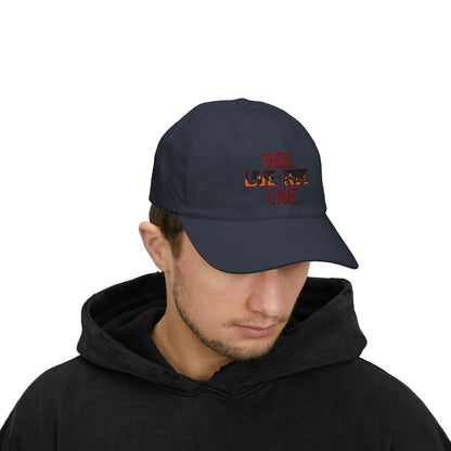"Live to Ride - Ride to Live" Embroidered Trucker Hat