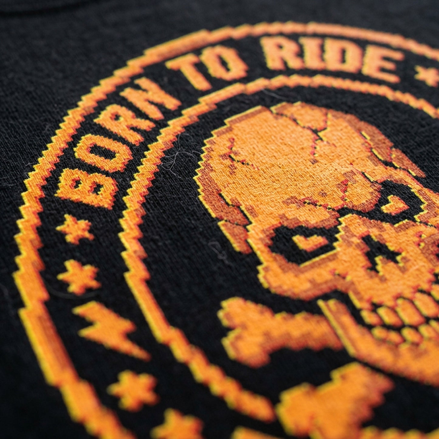 Born to Ride Skull T-Shirt — Vintage Biker Motorcycle Tee
