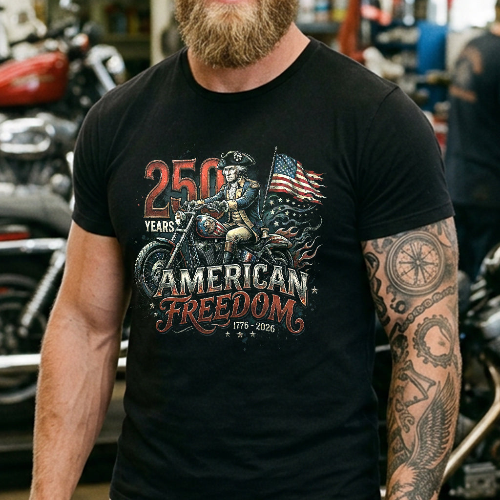 Washington Freedom Shirt 250 Years America 1776-2026 T-Shirt