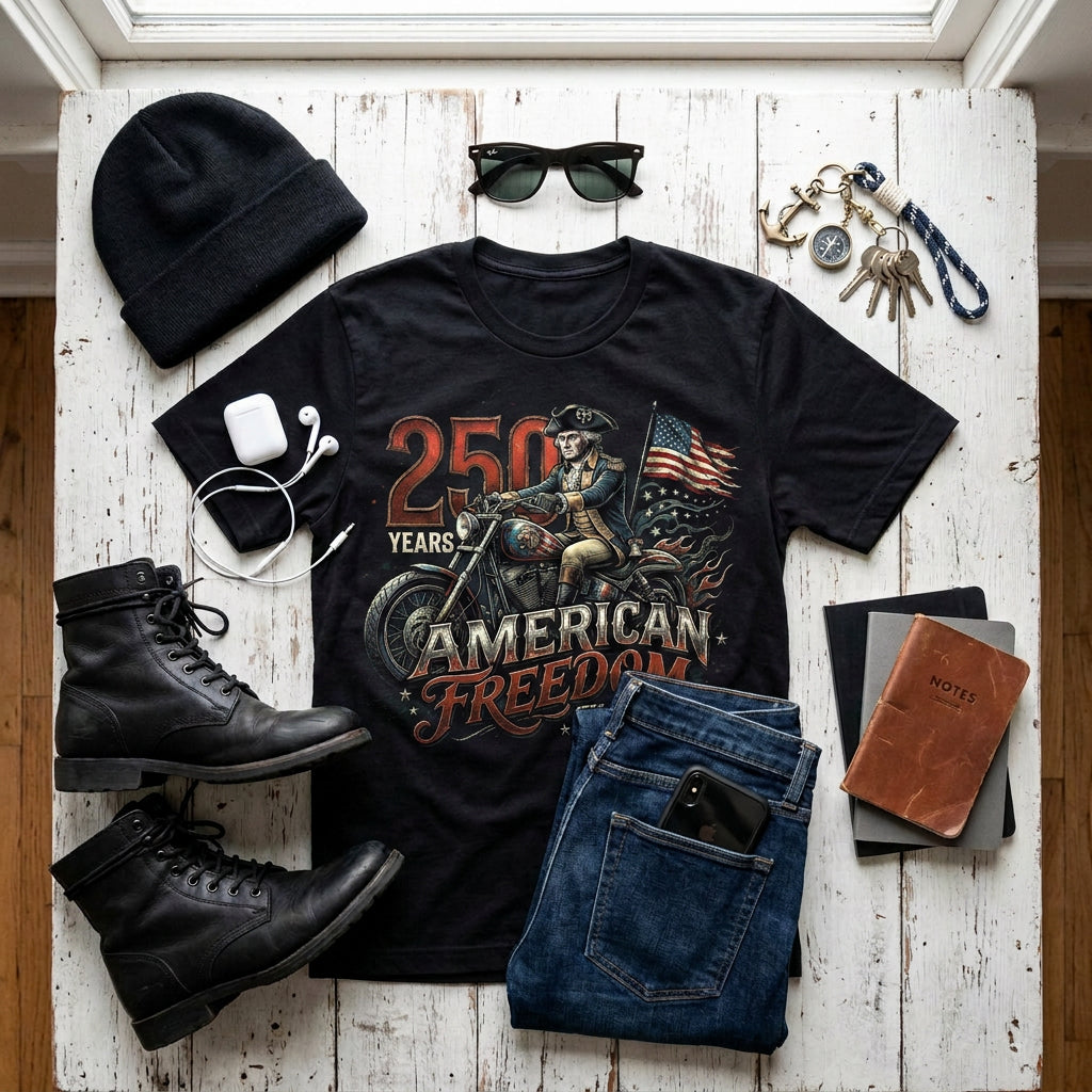 Washington Freedom Shirt 250 Years America 1776-2026 T-Shirt