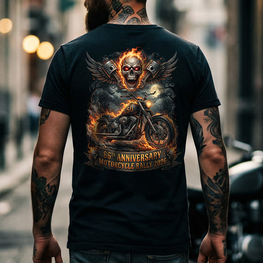 86th Anniversary Sturgis Motorcycle Rally 2026 T-Shirt - Ghost Rider Edition