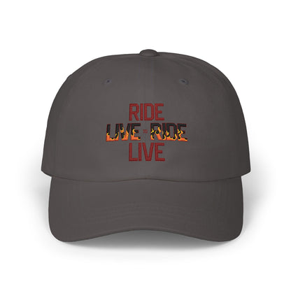 "Live to Ride - Ride to Live" Embroidered Trucker Hat