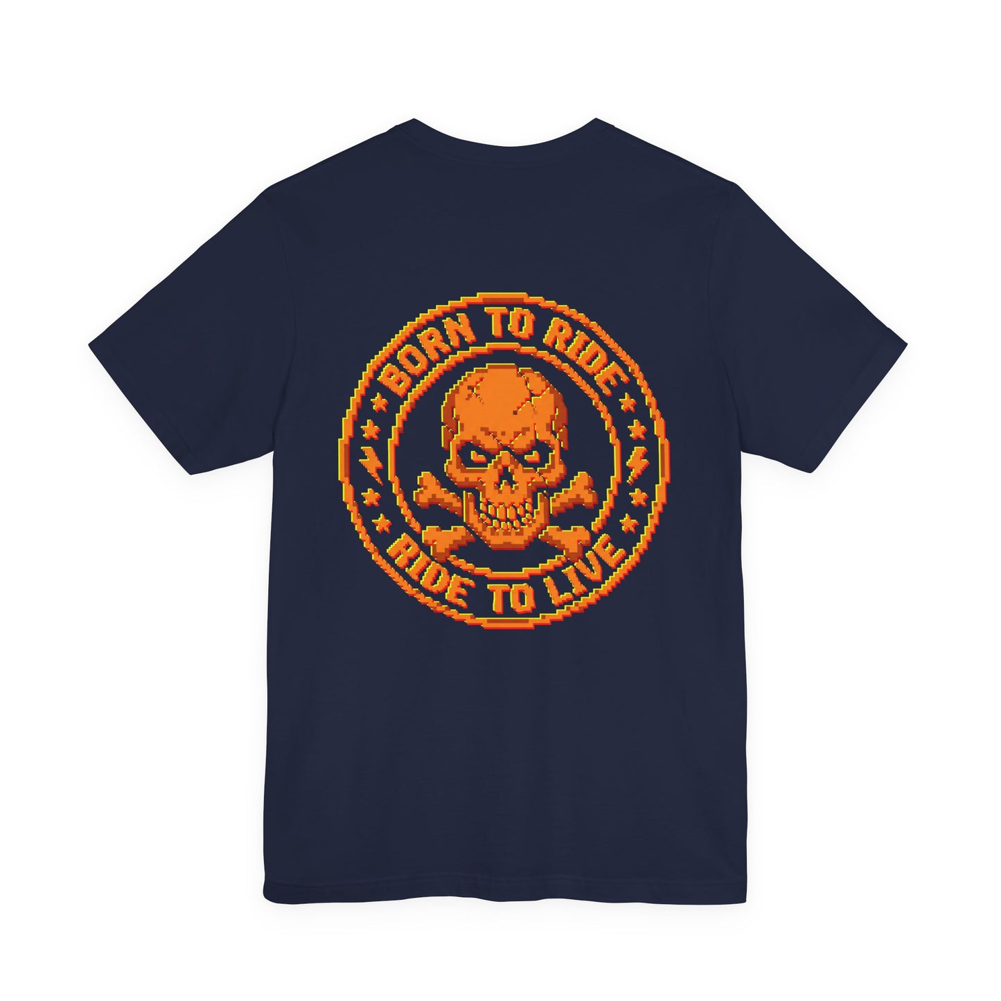 Born to Ride Skull T-Shirt — Vintage Biker Motorcycle Tee