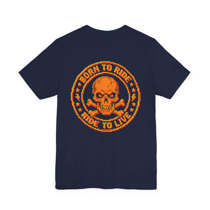 Born to Ride Skull T-Shirt — Vintage Biker Motorcycle Tee