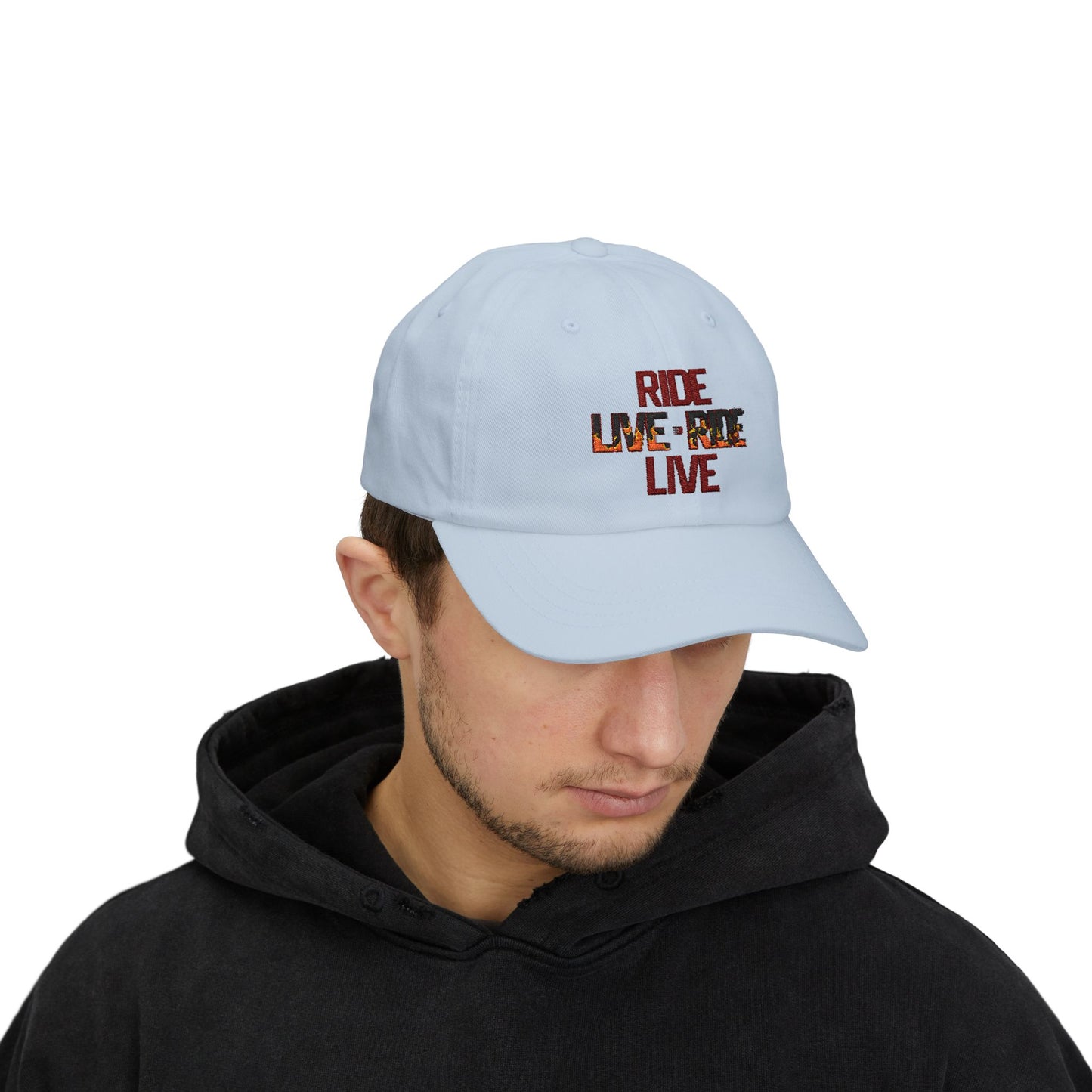 "Live to Ride - Ride to Live" Embroidered Trucker Hat