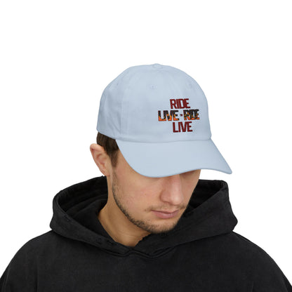 "Live to Ride - Ride to Live" Embroidered Trucker Hat
