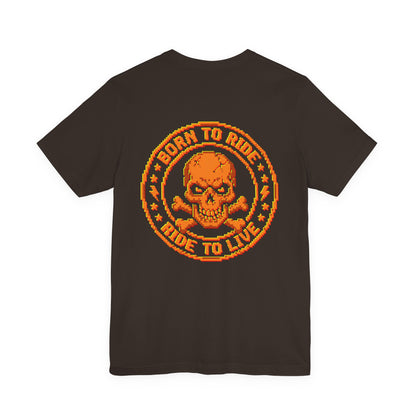 Born to Ride Skull T-Shirt — Vintage Biker Motorcycle Tee