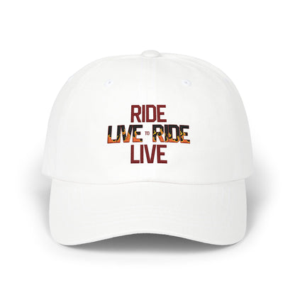 "Live to Ride - Ride to Live" Embroidered Trucker Hat