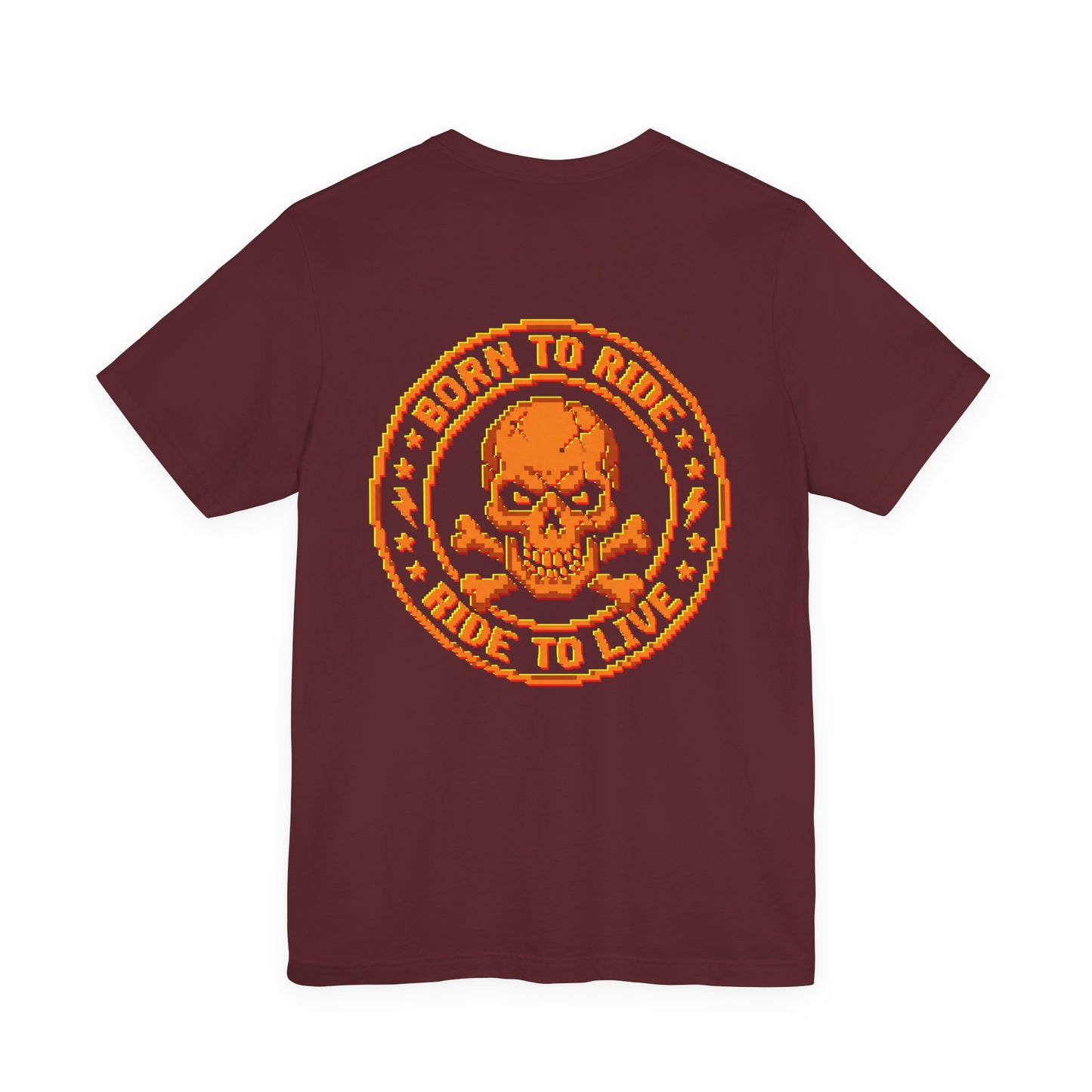 Born to Ride Skull T-Shirt — Vintage Biker Motorcycle Tee
