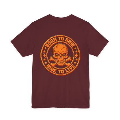 Born to Ride Skull T-Shirt — Vintage Biker Motorcycle Tee
