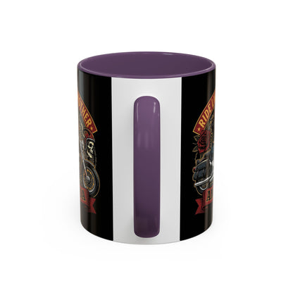 Personalized Biker Mom Mug, Custom Name Motorcycle Coffee Cup, Ride Like a Mother Accent Mug, Mothers Day Gift for Her