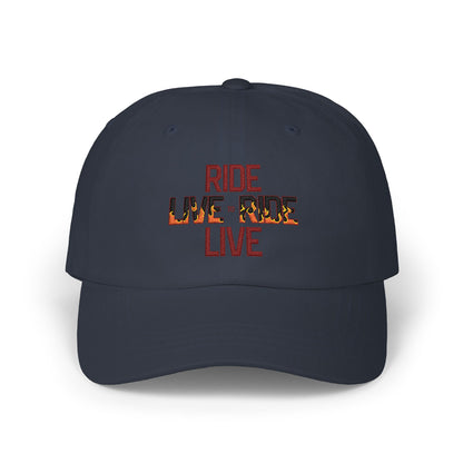"Live to Ride - Ride to Live" Embroidered Trucker Hat