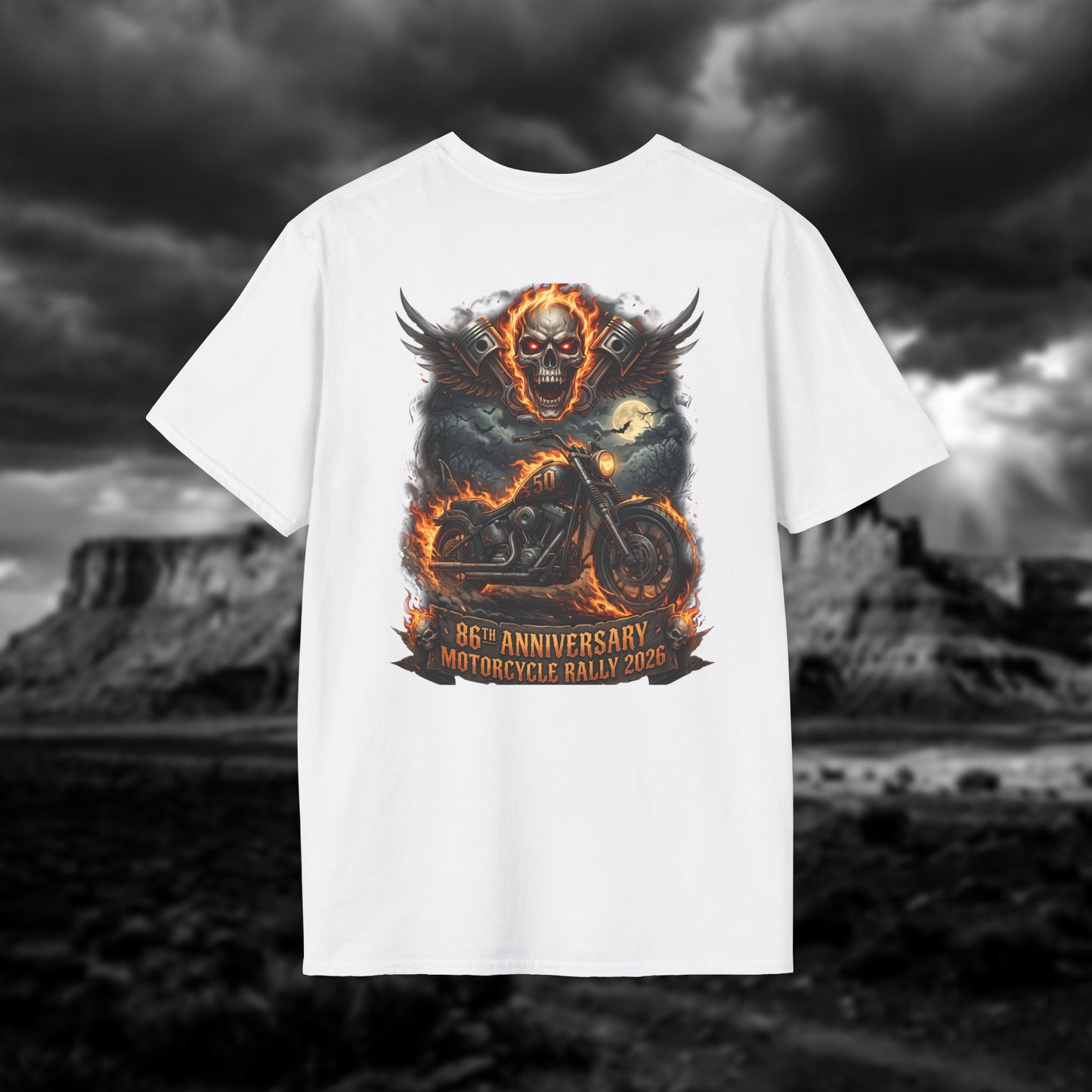 86th Anniversary Sturgis Motorcycle Rally 2026 T-Shirt - Ghost Rider Edition