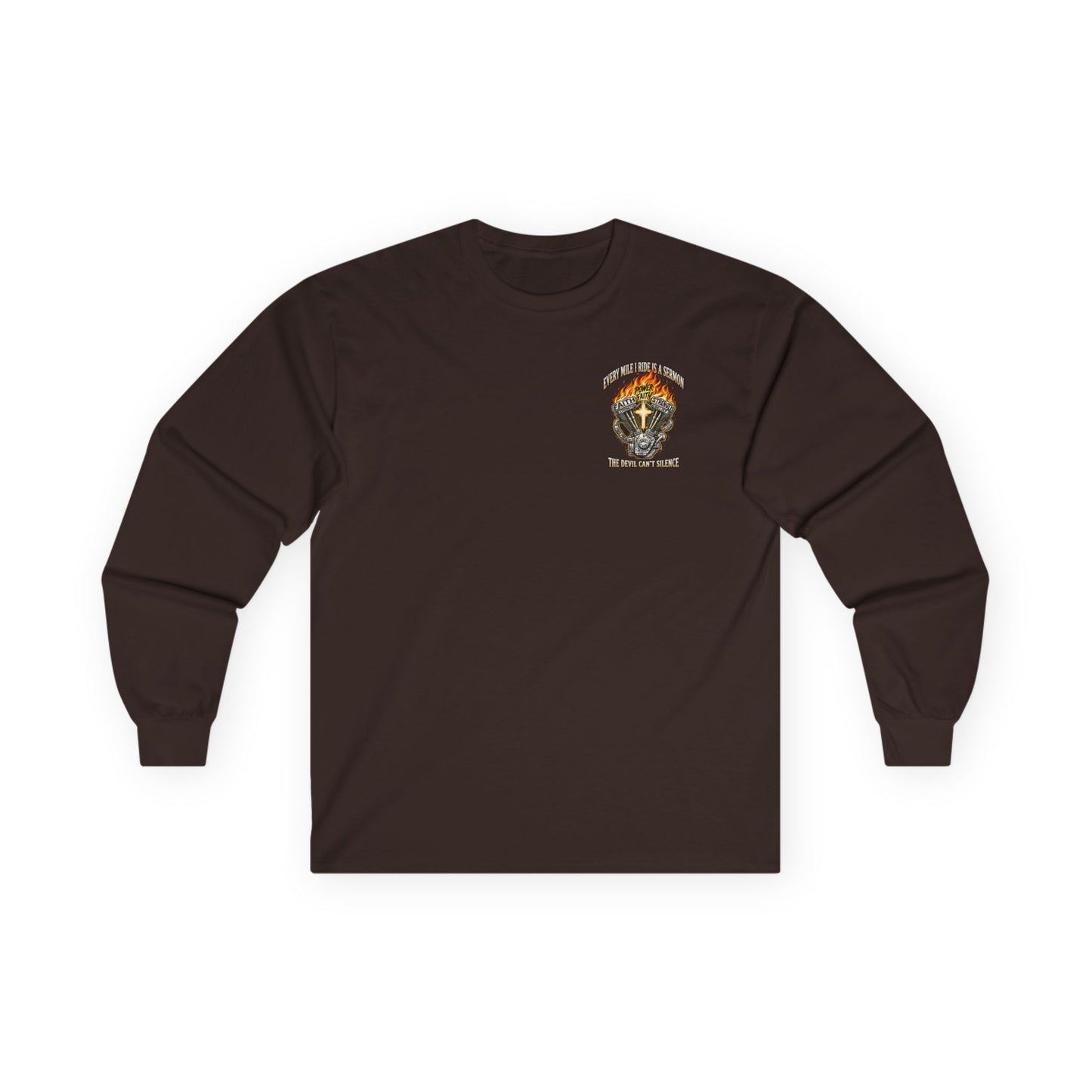 Faith Over Fear Motorcycle Long Sleeve Tee