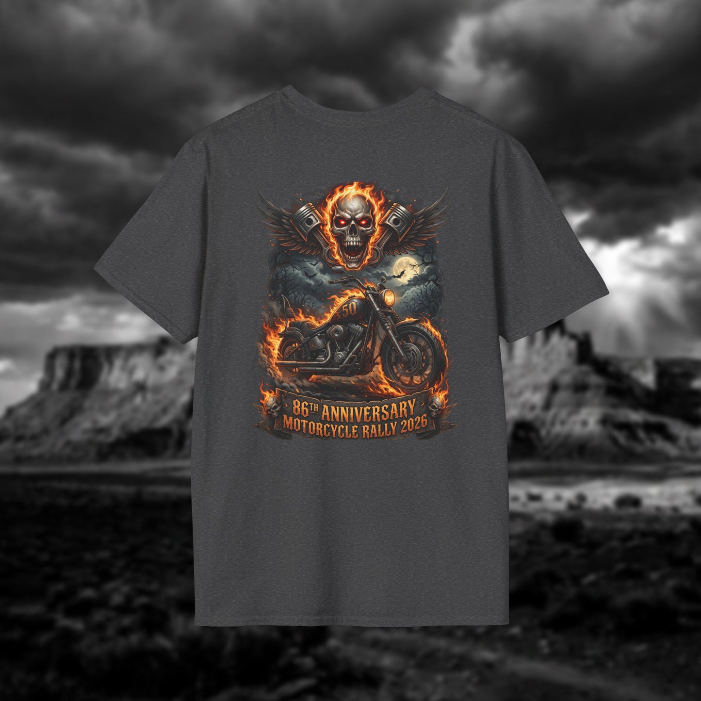 86th Anniversary Sturgis Motorcycle Rally 2026 T-Shirt - Ghost Rider Edition
